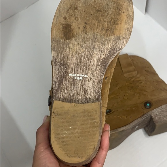 Diego Di Lucca cowboy western style ankle boots - Picture 5 of 6